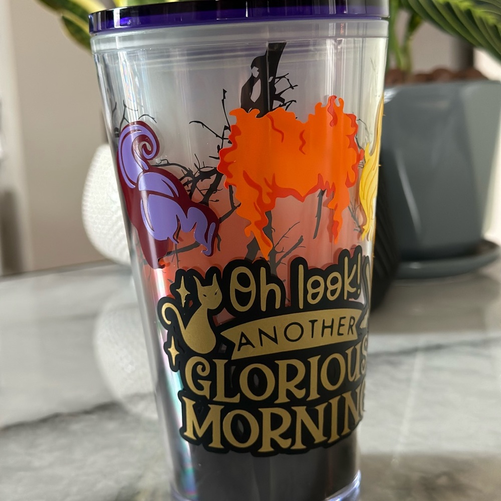 Starbucks Handcrafted Glow in the Dark Sanderson Sisters Cold Cup Hocus Pocus